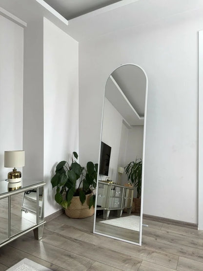 Ovaler Standspiegel in 3 Farben | 180×50 cm