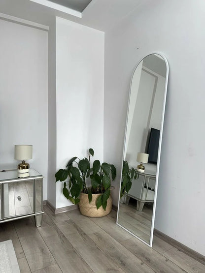 Ovaler Standspiegel in 3 Farben | 180×50 cm