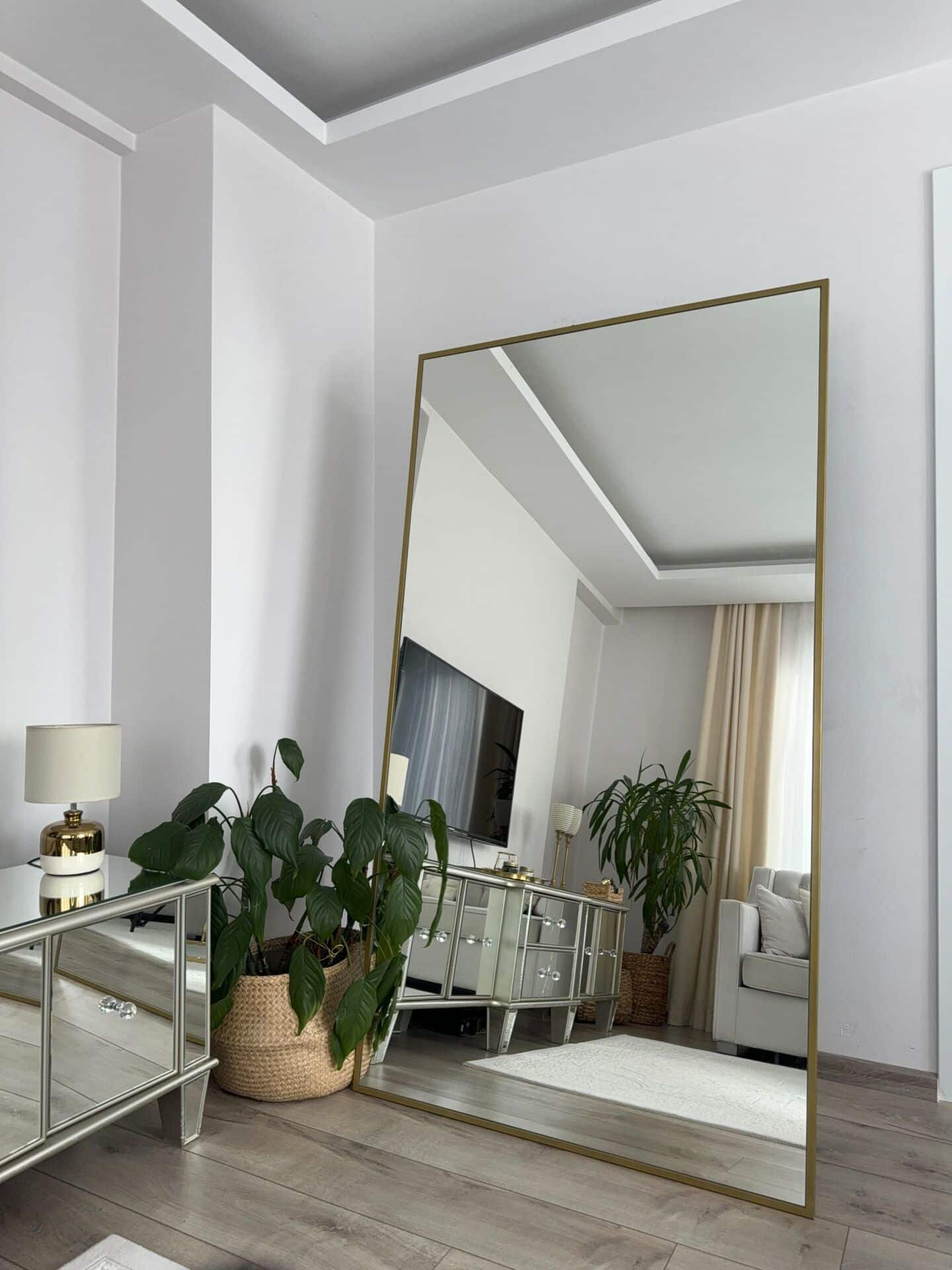 Rechteck Standspiegel in 3 Farben | 180×100 cm