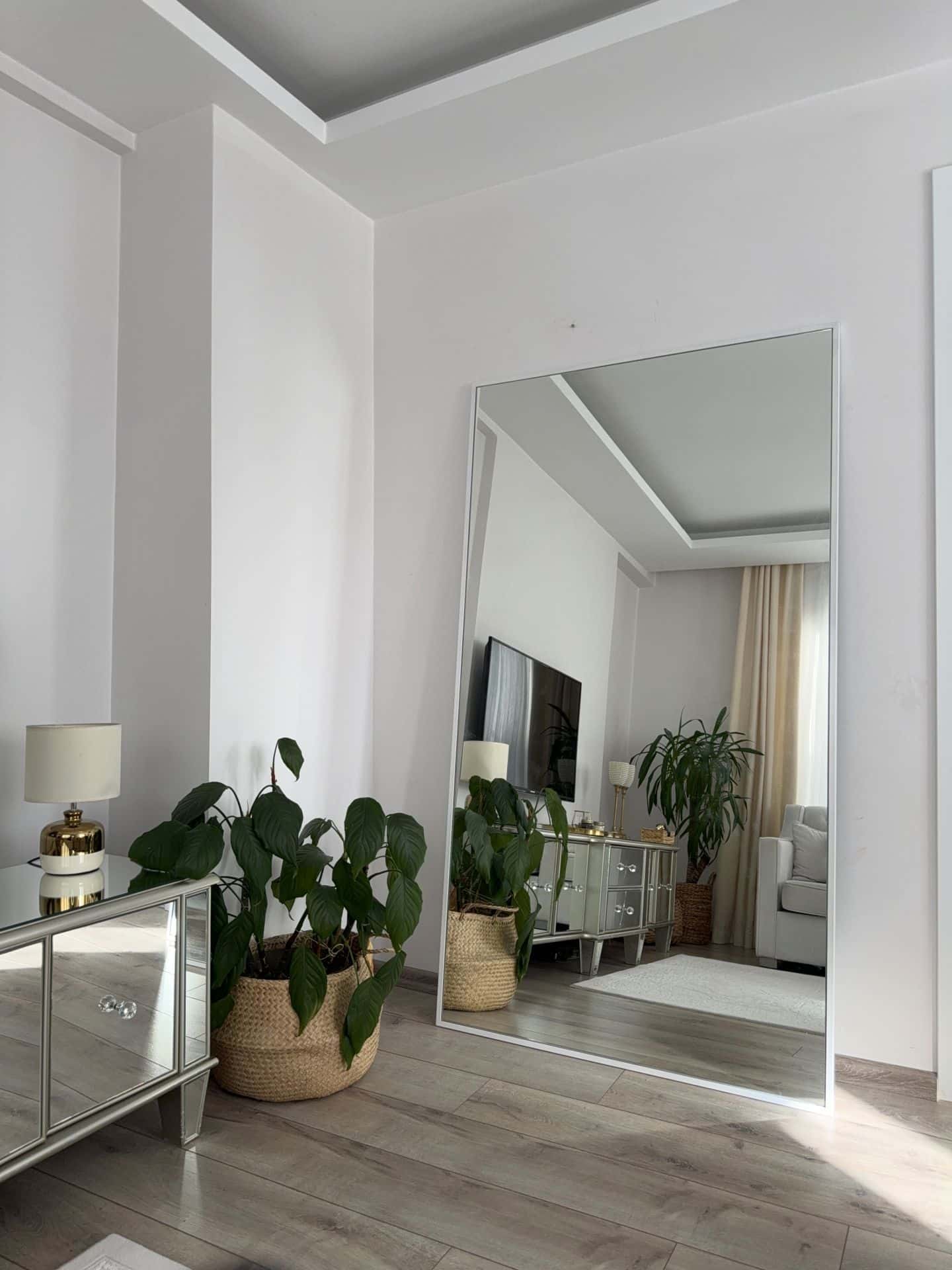 Rechteck Standspiegel in 3 Farben | 180×100 cm