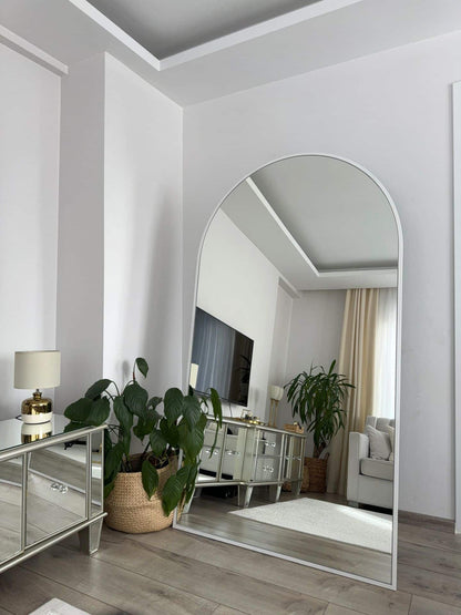 Ovaler Standspiegel in 3 Farben | 180×100 cm