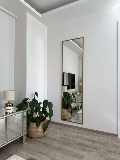 Rechteck Standspiegel in 3 Farben | 180×50 cm