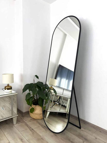 Ellipse Standspiegel in 3 Farben | 180×60 cm