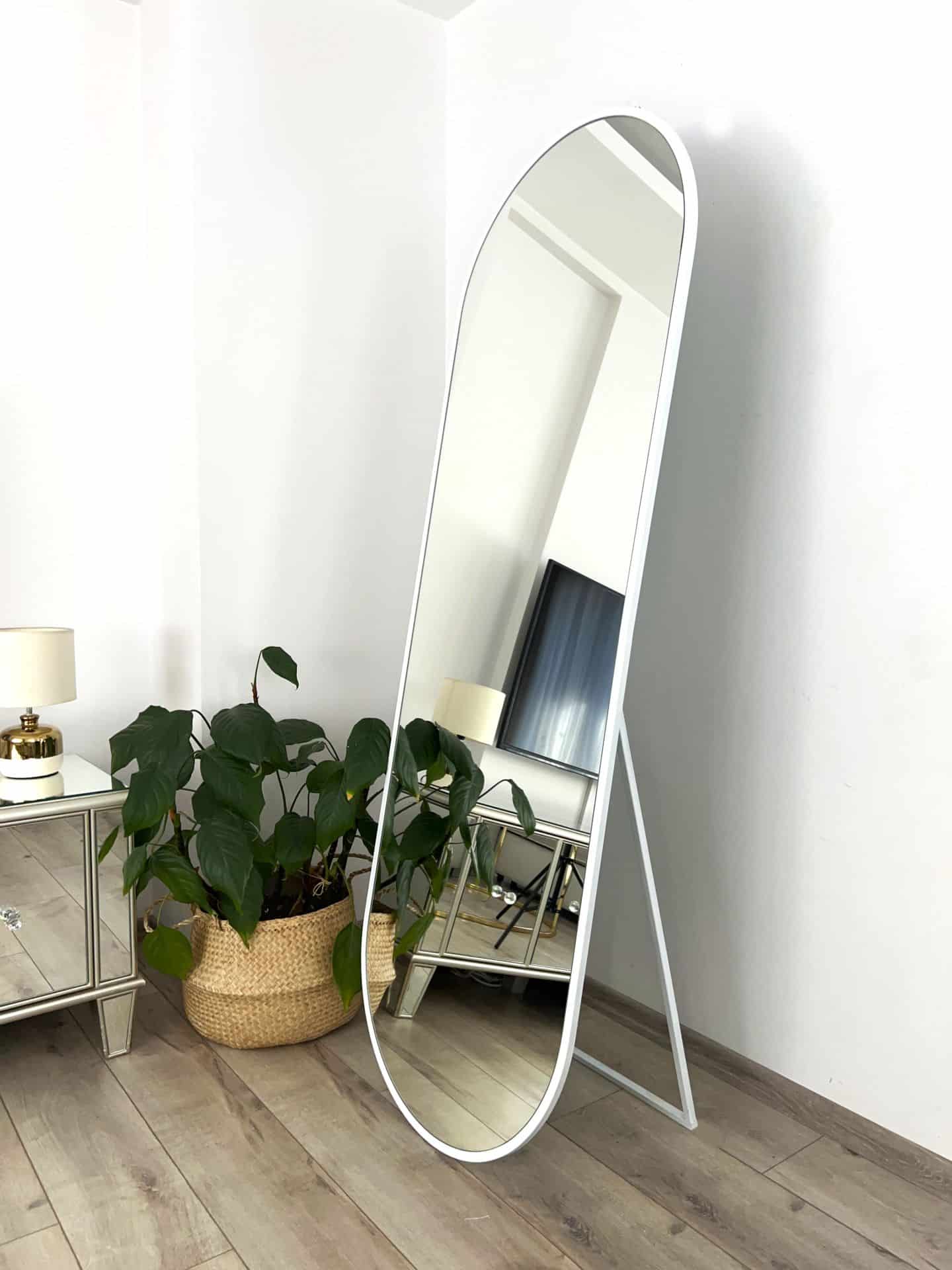 Ellipse Standspiegel in 3 Farben | 180×60 cm