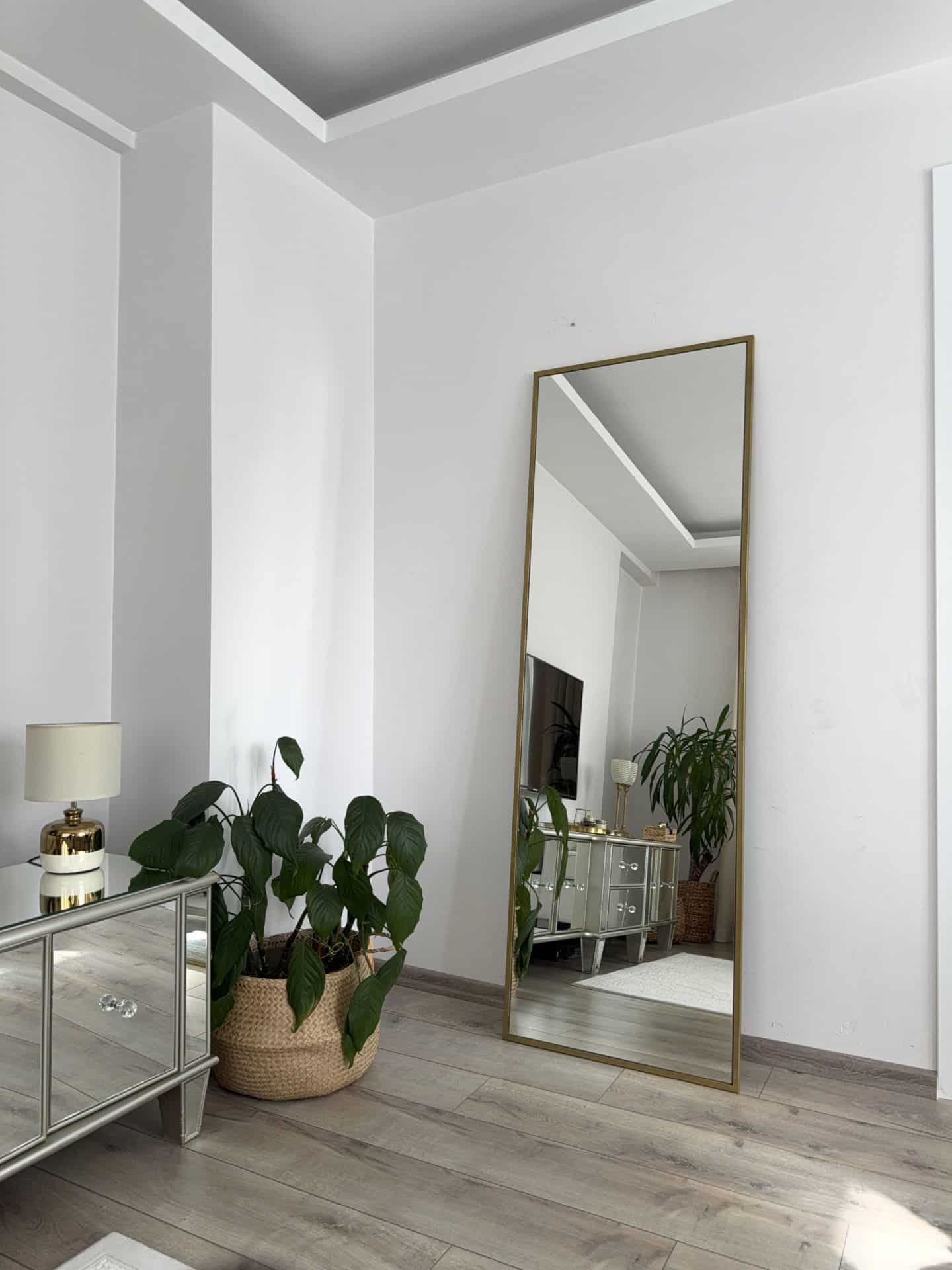 Rechteck Standspiegel in 3 Farben | 180×60 cm