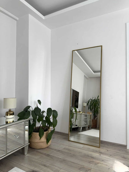 Rechteck Standspiegel in 3 Farben | 180×60 cm