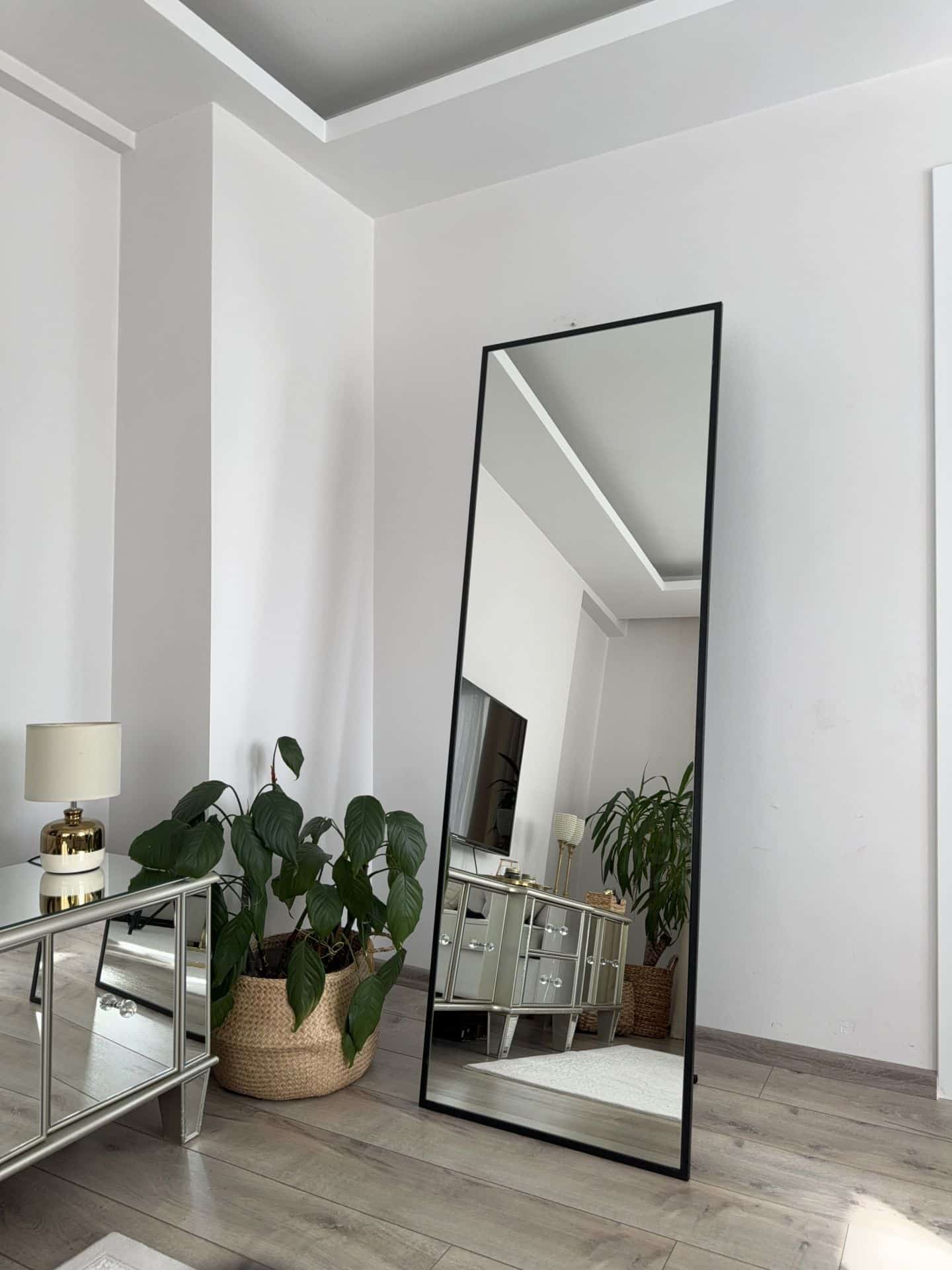 Rechteck Standspiegel in 3 Farben | 180×60 cm