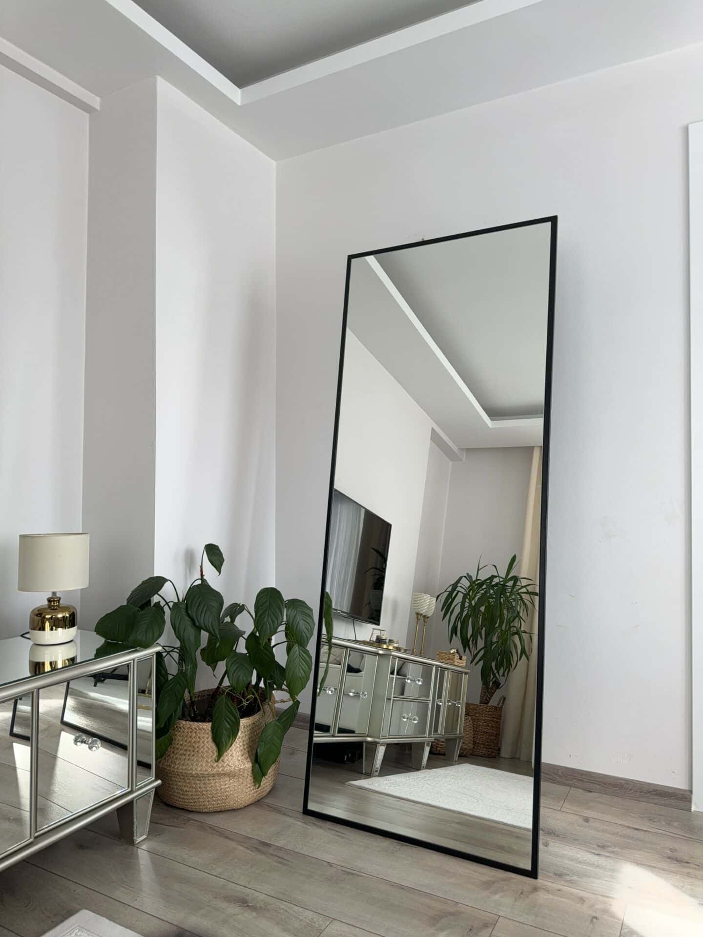 Rechteck Standspiegel in 3 Farben | 180×70 cm