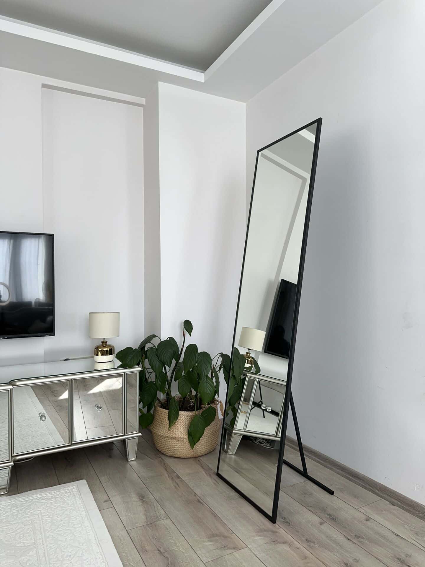 Rechteck Standspiegel in 3 Farben | 180×70 cm