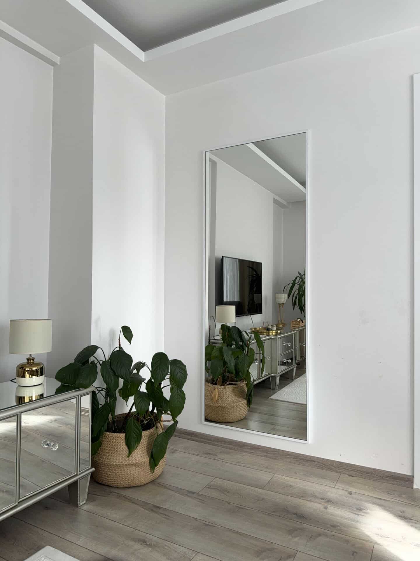 Rechteck Standspiegel in 3 Farben | 180×70 cm