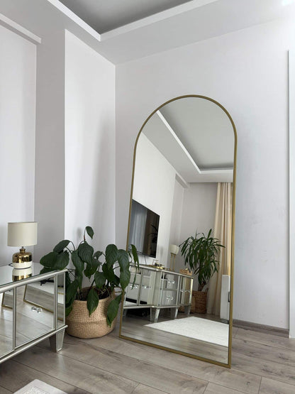 Ovaler Standspiegel in 3 Farben | 180×80 cm