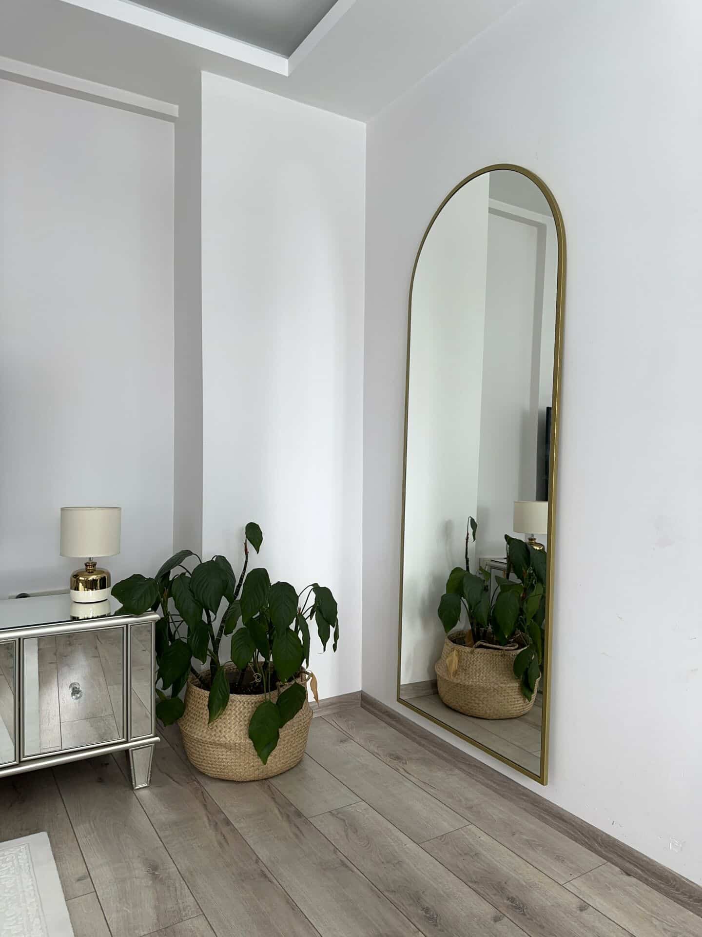 Ovaler Standspiegel in 3 Farben | 180×80 cm