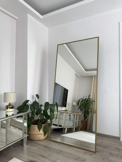 Rechteck Standspiegel in 3 Farben | 180×80 cm