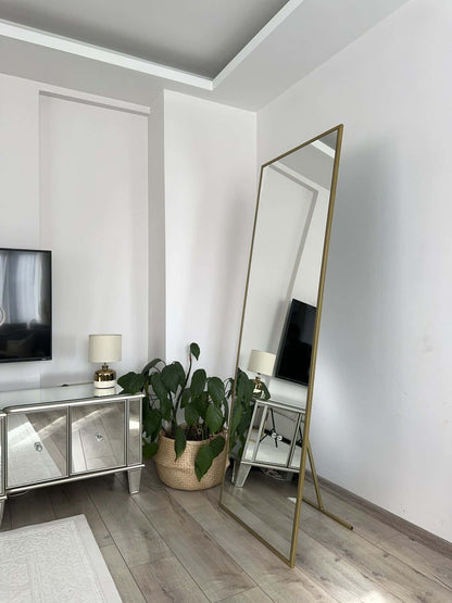 Rechteck Standspiegel in 3 Farben | 180×80 cm