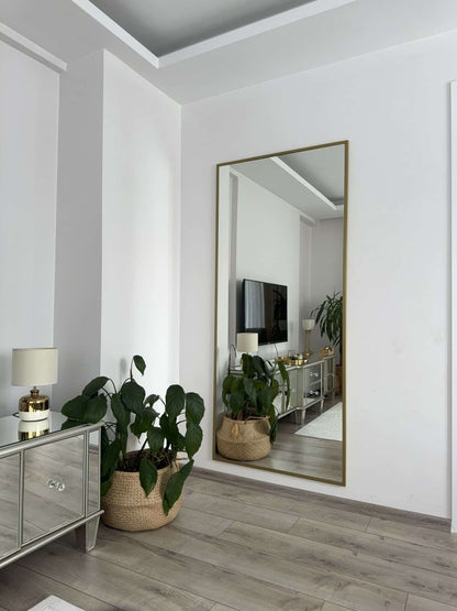 Rechteck Standspiegel in 3 Farben | 180×80 cm