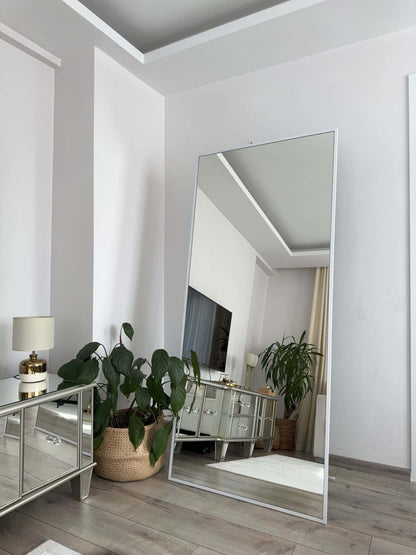 Rechteck Standspiegel in 3 Farben | 180×80 cm