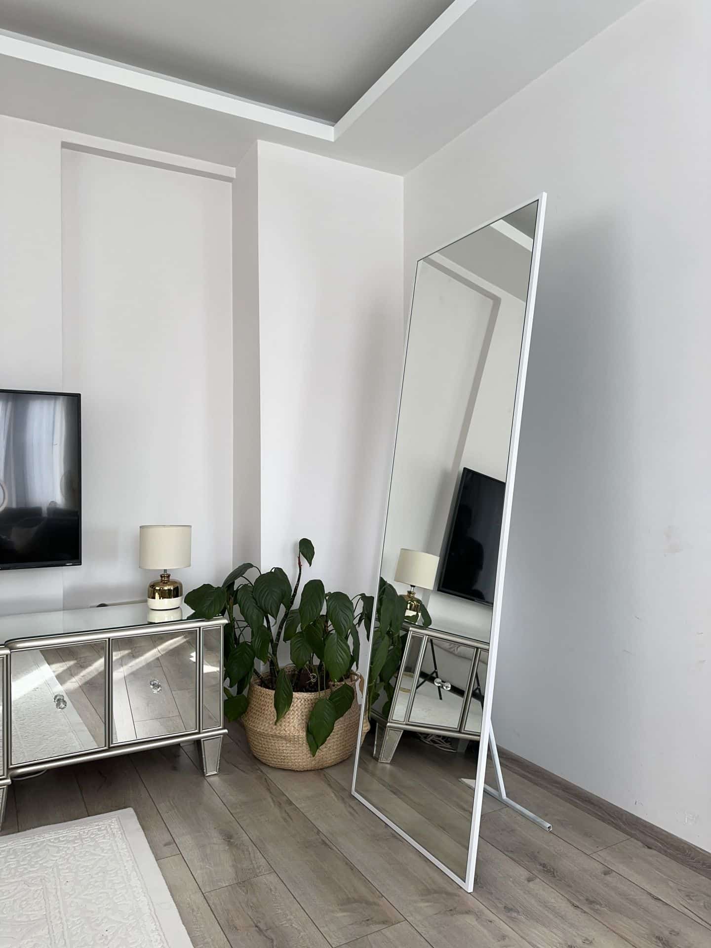 Rechteck Standspiegel in 3 Farben | 180×80 cm