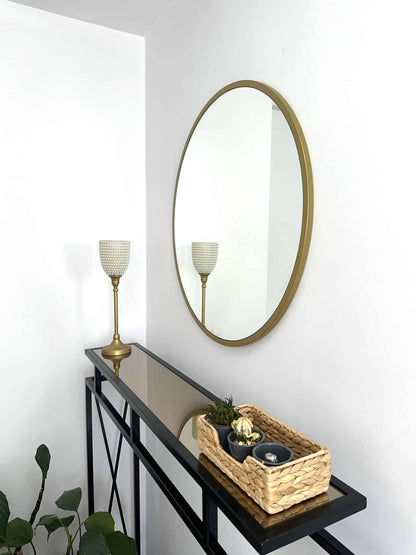 Runder Wandspiegel in 3 Farben, 60 cm