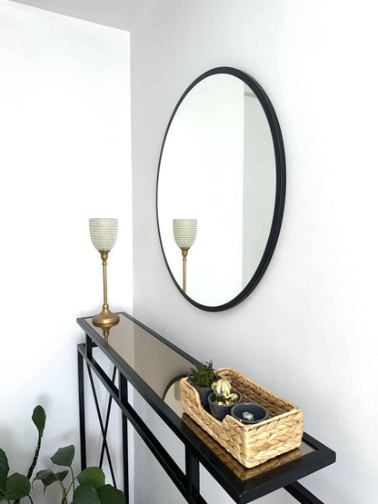 Runder Wandspiegel in 3 Farben, 60 cm