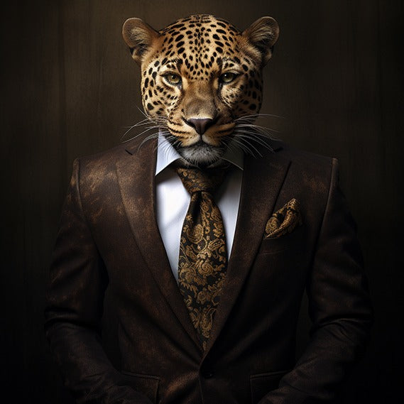 Boss Tiger Leinwandbild